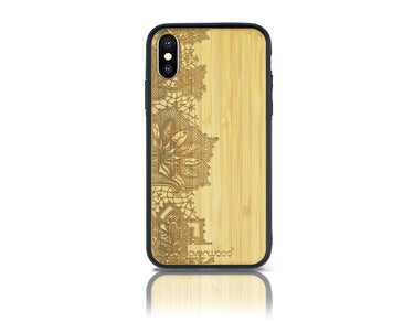 Coque arrière FLEURS iPhone X / Xs